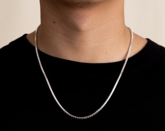 1.2MM Solid 925 Sterling Silver Italian DIAMOND CUT ROPE CHAIN Necklace