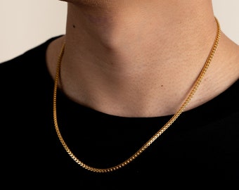 18K Gold Vermeil Franco Chain (2.5 mm)