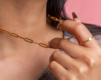 Gold Vermeil Link Chain (4 mm)