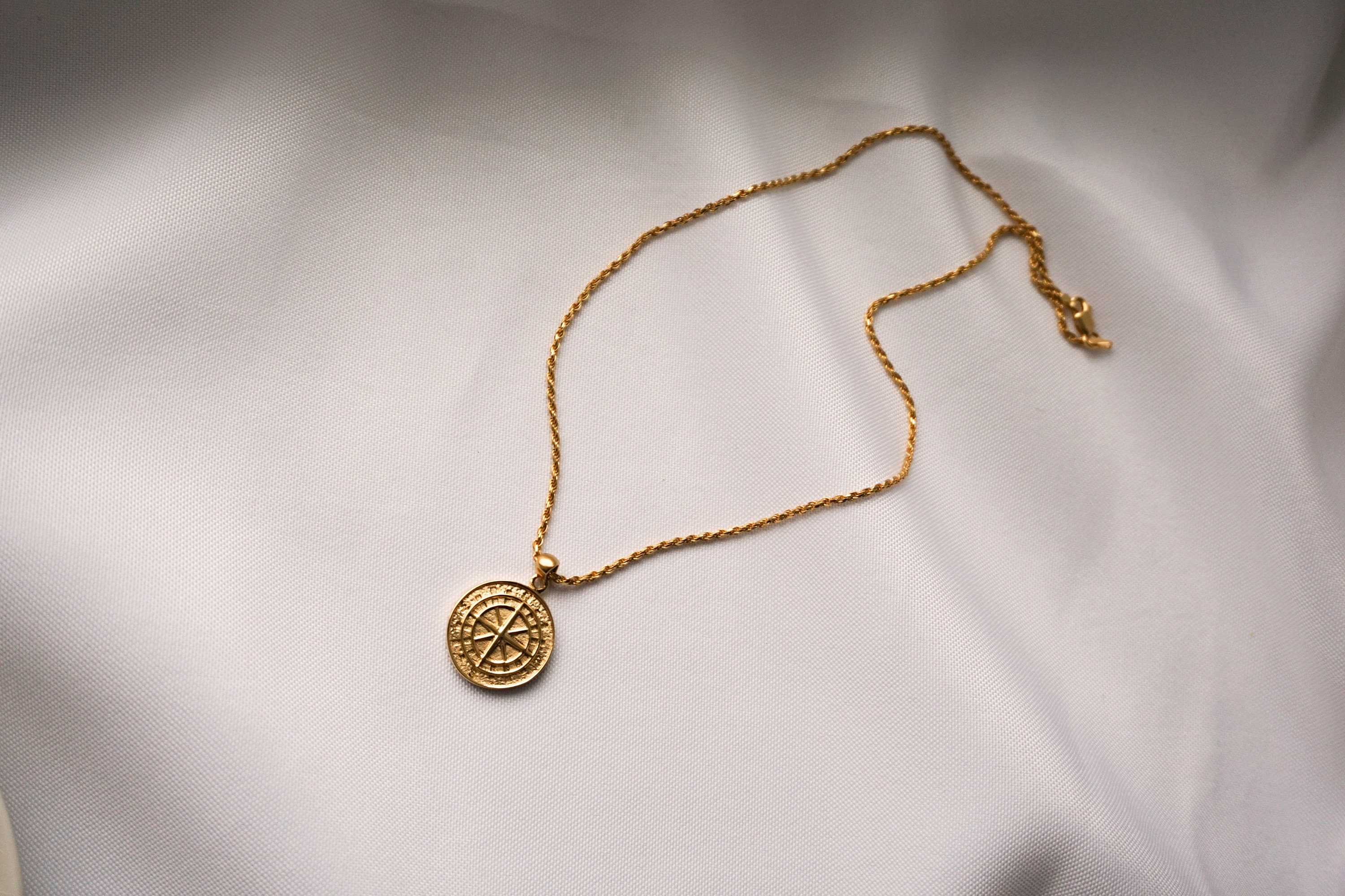 316L cross coin necklace ¥4,580- | Instagram