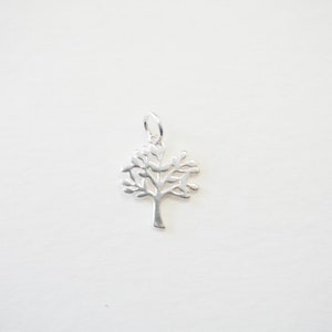 Pu&ograve; includere: Un ciondolo in argento a forma di albero della vita. Il ciondolo &egrave; un design delicato e dettagliato di un albero con rami e foglie.