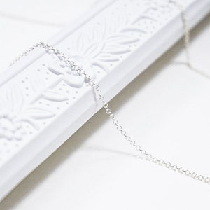 Sterling Silver Rolo Chain (1 mm)