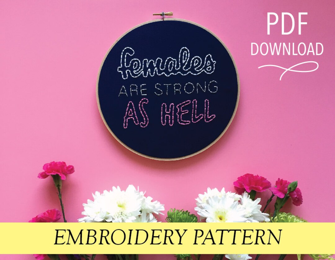 Females Are Strong as Hell // Unbreakable Kimmy Schmidt Quote - Etsy