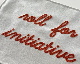 Personalisierte Baumwolle Flagge - Vintage Look | Wandbehang | Wohnkultur | Handgemachte Girlande Personalisierte Phrase