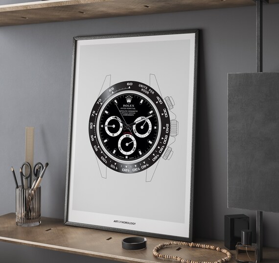 Rolex Cosmograph Daytona Horloge Poster | Etsy Nederland