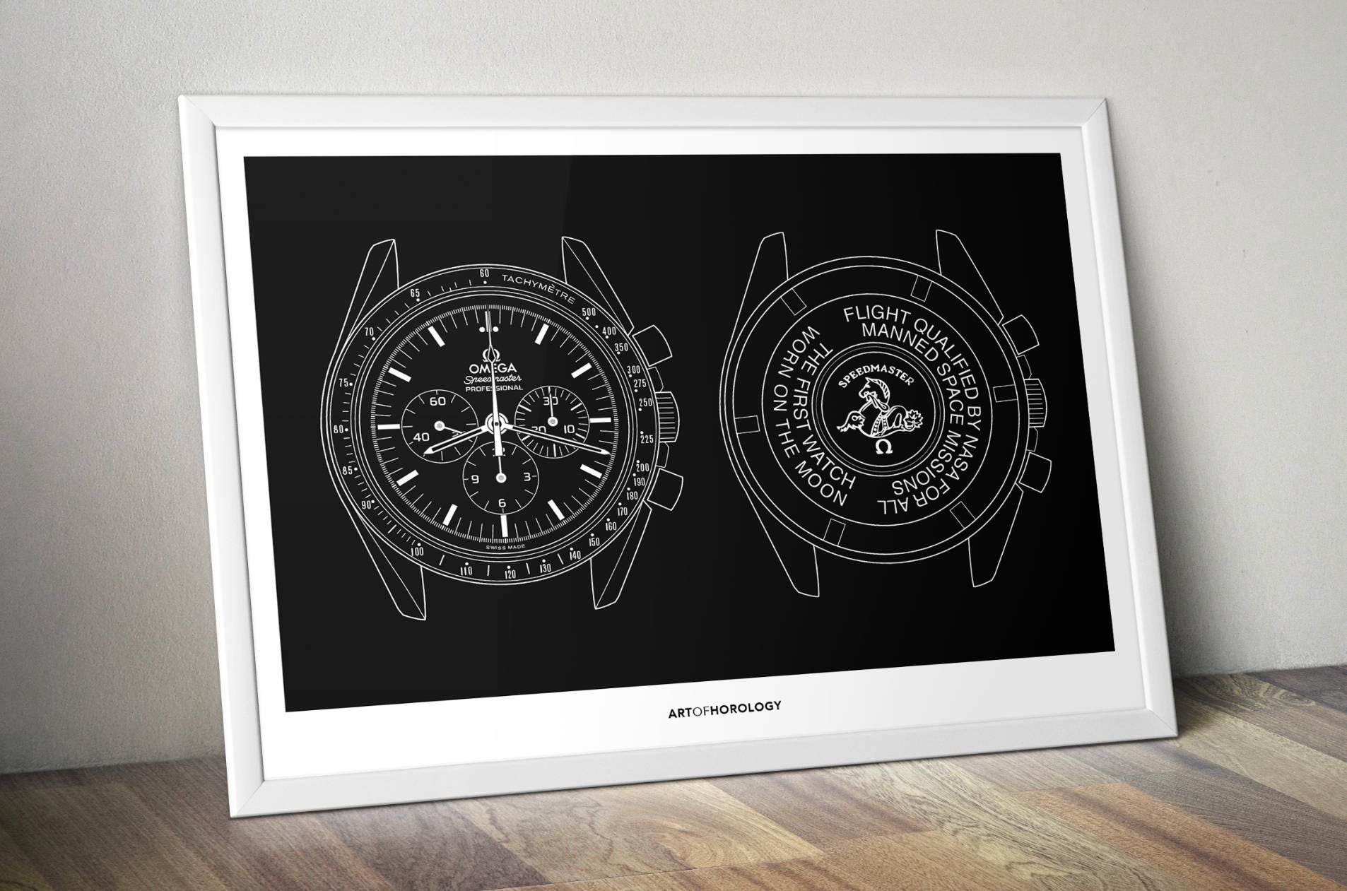 Omega Speedmaster Moonwatch Poster | Etsy Canada