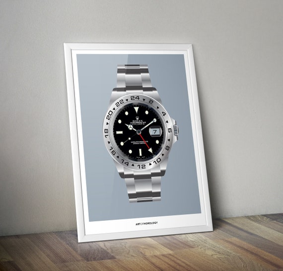 Rolex Explorer 2 Watch Poster - Etsy 