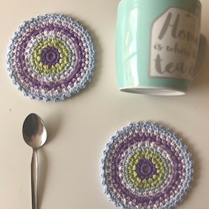 Set of 2 Crochet Coasters