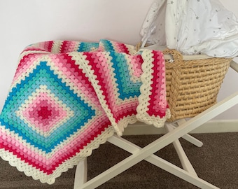 Crochet Baby Blanket/Ice Cream Blanket