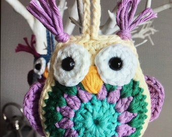 Crochet owl decoration. Pretty Crochet Owl Decoration.