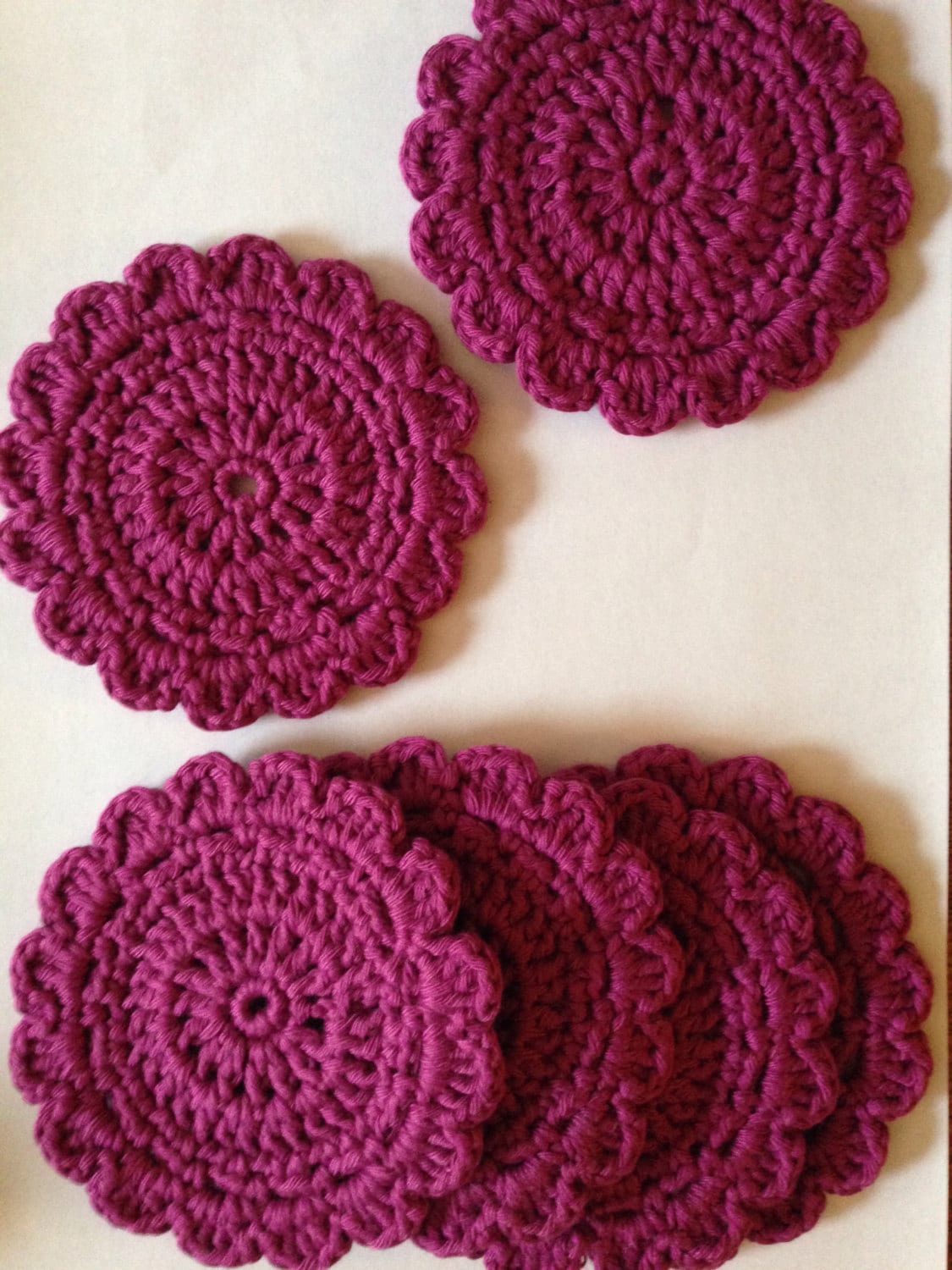 Crochet Coasters/floral Crochet Coasters/ Christmas Gift/ Gift Idea