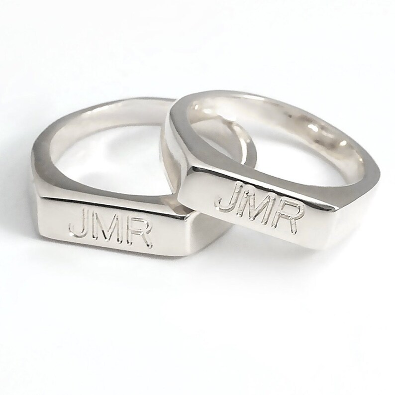 Name ring for for Men & Women Custom engraved ring Etsy