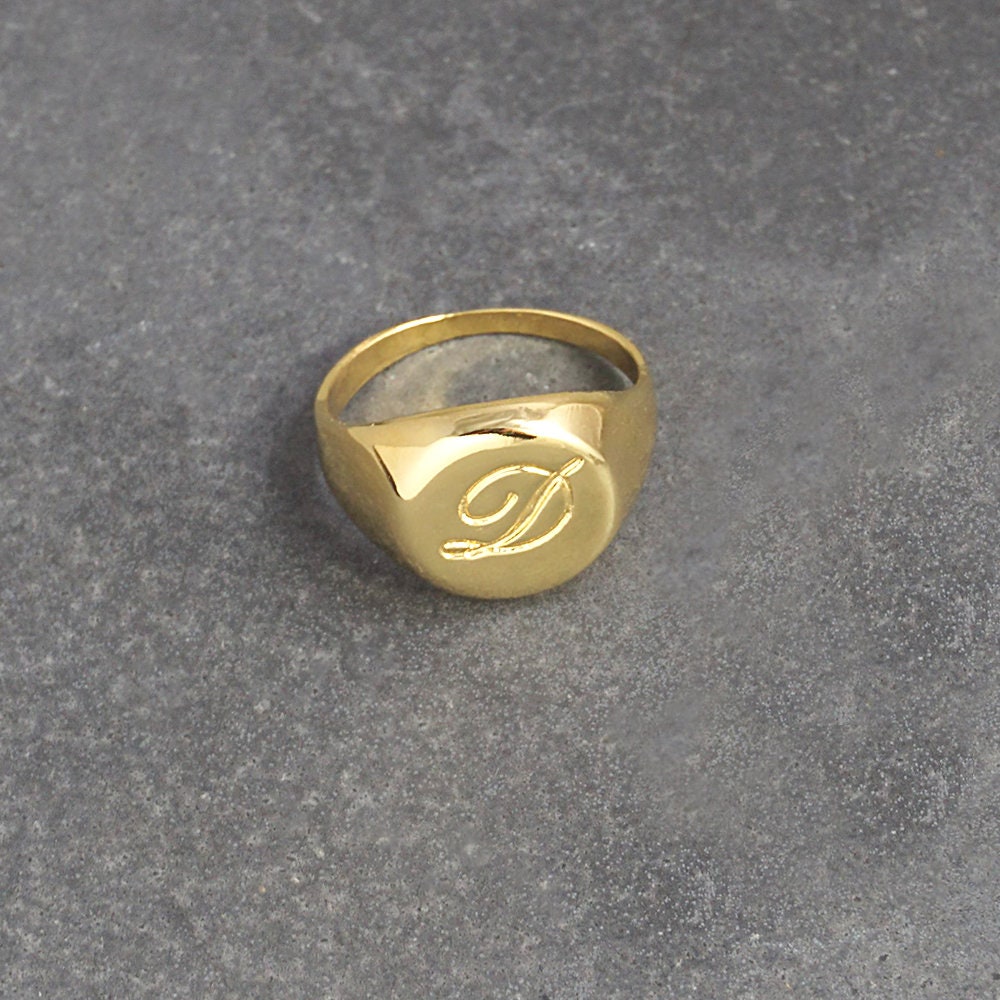 Men's Custom Pinky Ring Anchor Ring Personalized Etsy India