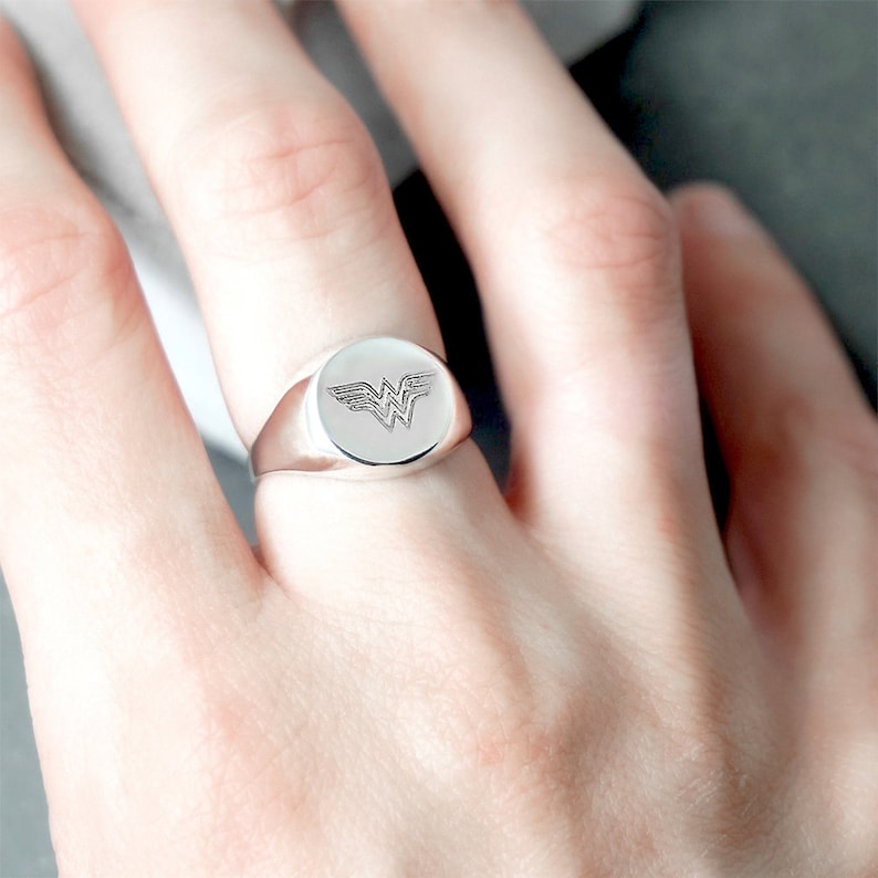 Women's Sterling Silver Ring Pinky Ring for Wwomen Etsy