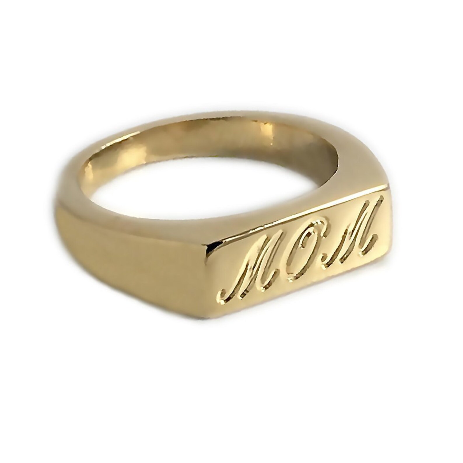 Custom Name Ring for Mother Personalized Gold Plated Etsy Australia