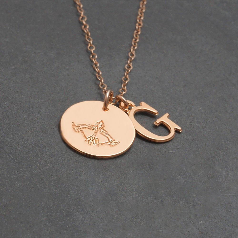 Personalized Sagittarius Necklace With 