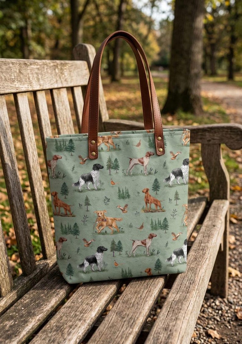 Hunting Dogs Patterns Hunting Dogs Seamless Pattern | Hand Painted Vizsla, GSP, Golden ...