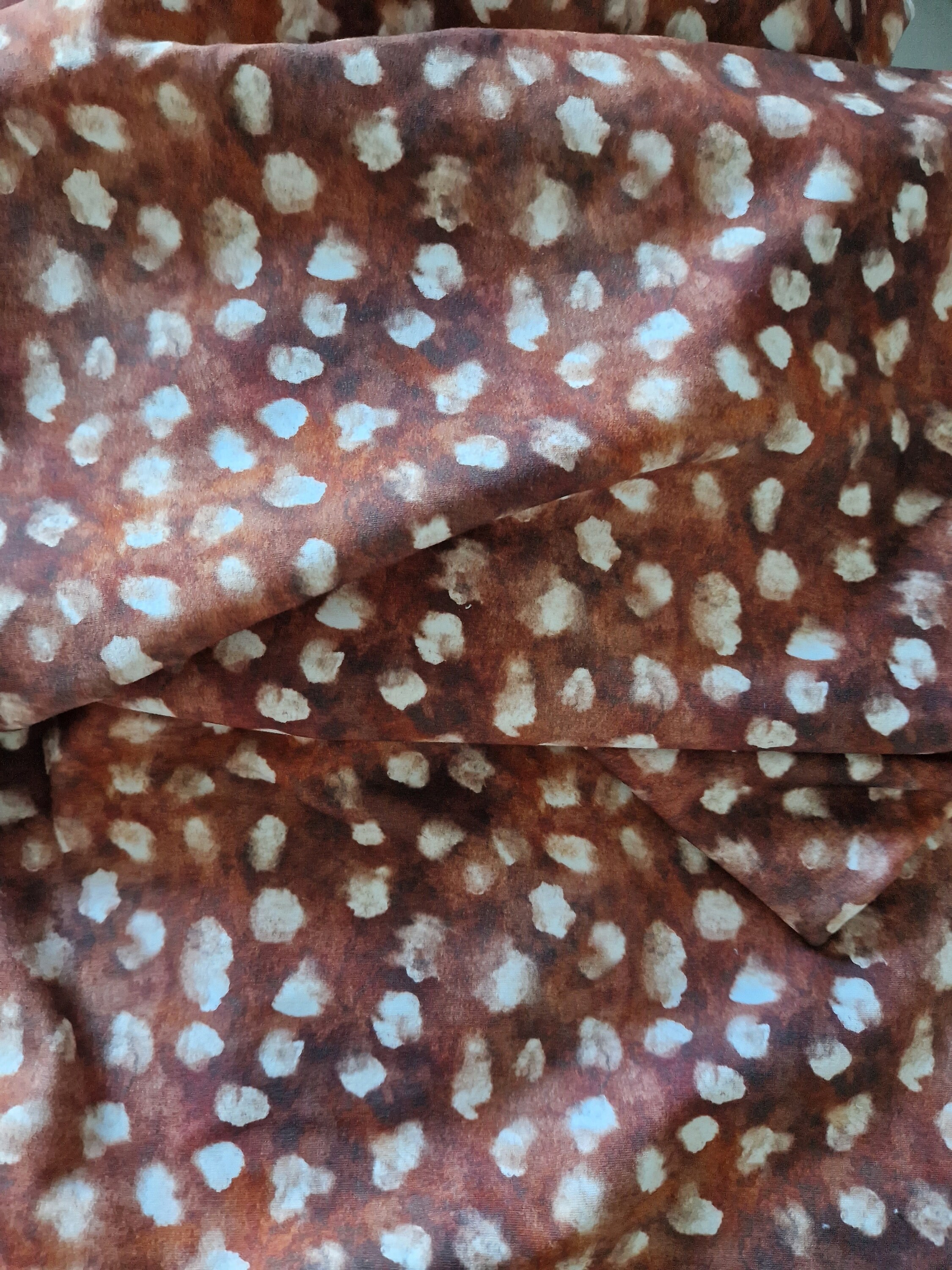 Deer Spots Skin Seamless Pattern: Watercolor Fawn Print (digital ...