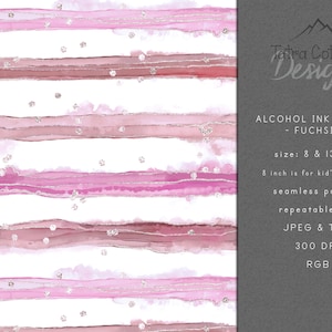 Pink Stripes Digital Paper, Thin Stripes Background, Basic Digital Paper, Stripe Clipart, Simple Stripes Paper, Seamless Lines, Alcohol Ink
