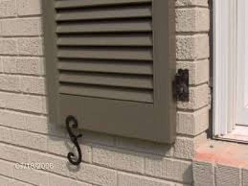 7 Shutter Dogs set of 2 SHooks Holdbacks window Etsy