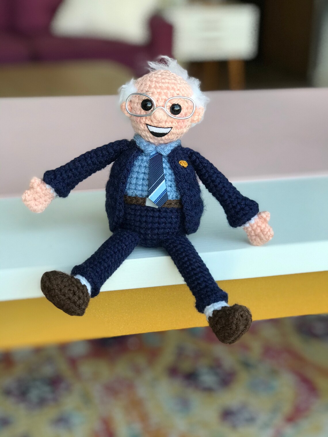 Bernie Sanders Doll PATTERN PDF Instant Download Crochet | Etsy