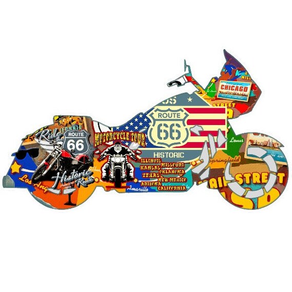 Route 66 Window/water Bottle Sticker | Etsy