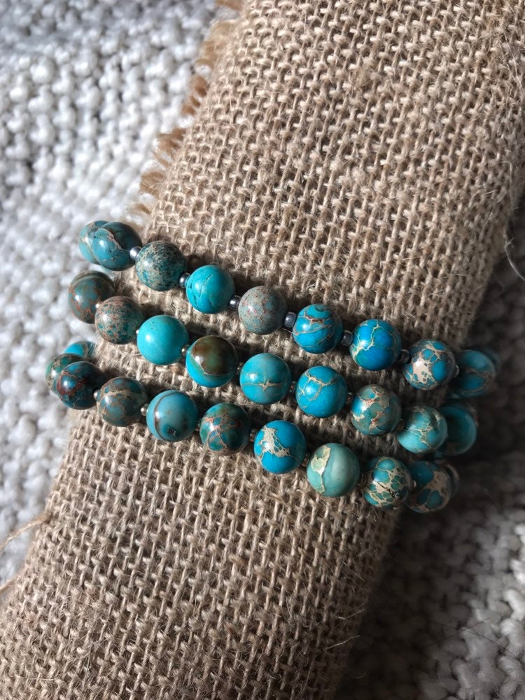 作家物 Imperial Jasper Old Parts Bracelet-