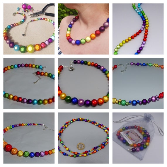 Glow bead choker deals