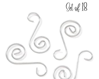 Christmas Ornament Hooks Ornament Hangers Decorative Hooks Set of 18 Ready to Ship