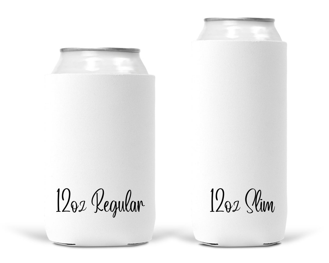 Sublimation Blanks, Can Coolers, Blank Can Coolers, 12 Oz Cans, Slim or