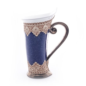 Ceramic Mug, Tea Mug, Blue Mug, Unique Mug, Ceramics and Pottery, ceramic cup, tea cup, coffee cup, coffee mug, ceramic mug handmade, mug