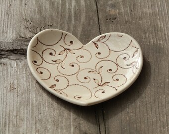 Heart Dish Ring Dish Wedding Gift Wedding Ring Dish Etsy