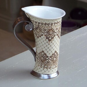 Ceramic Mug, Tea Mug,Handbuilding, Ceramics and pottery, Ceramic cup, Tea cup, Coffee cup, Coffee mug, Handmade mug, Unique mug, image 3