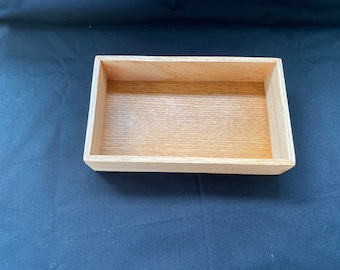 oak bok, tray, remote holder, pen holder, woodworking, handmade