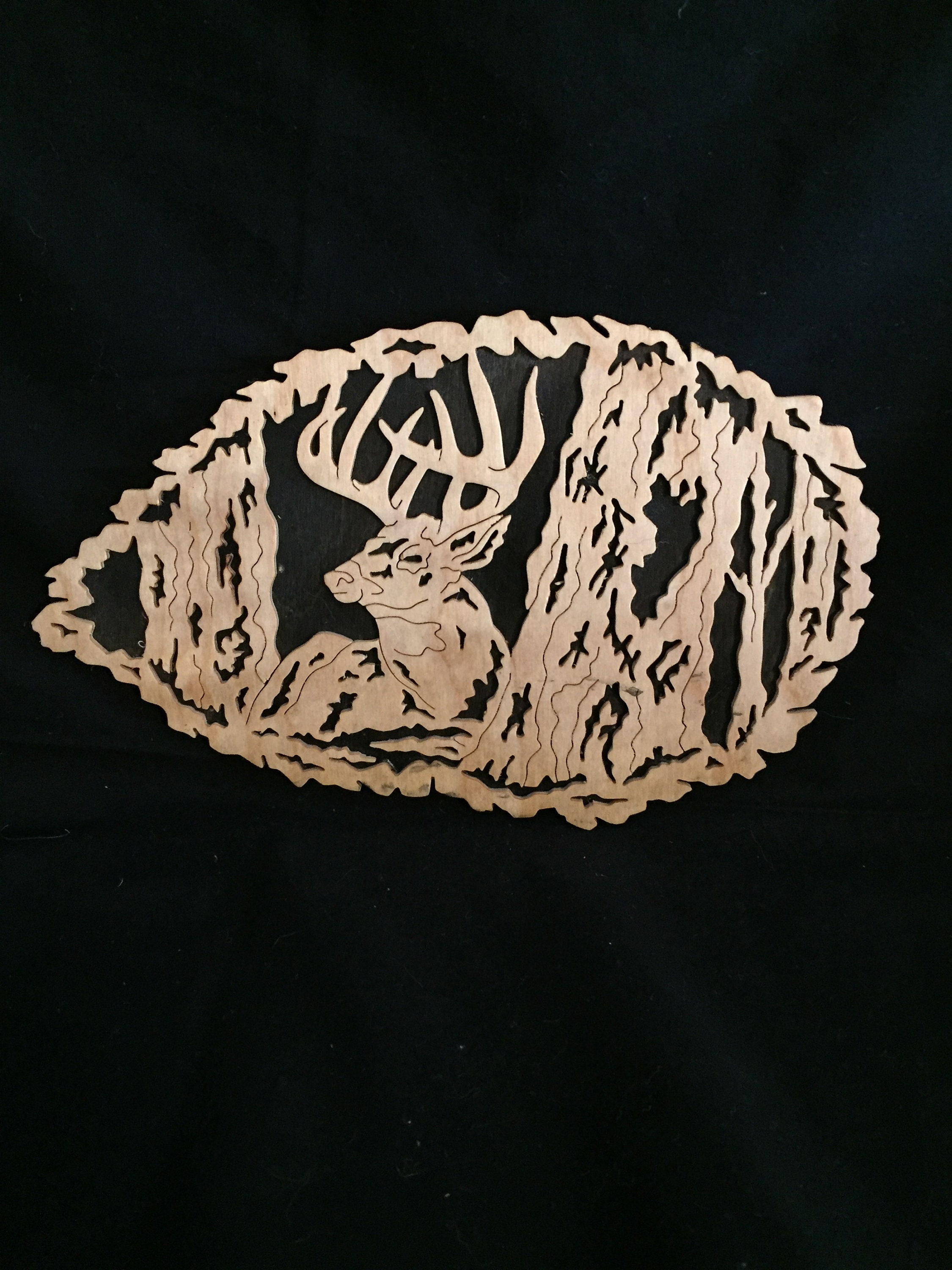 deer hunting scroll saw woodworking Etsy
