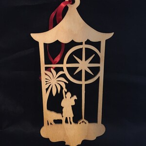 scroll saw, nativity ornament