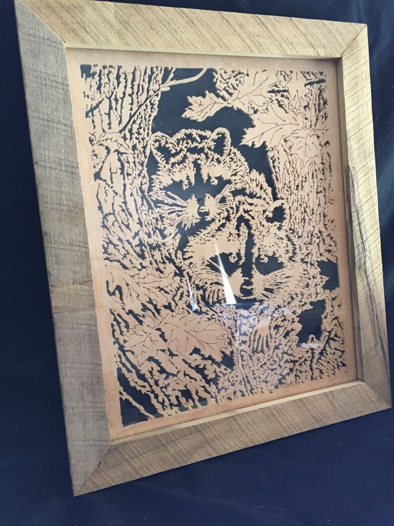 Raccoons, Scroll Saw, Scroll Saw Art, Woodworking, Wildlife, Outdoors