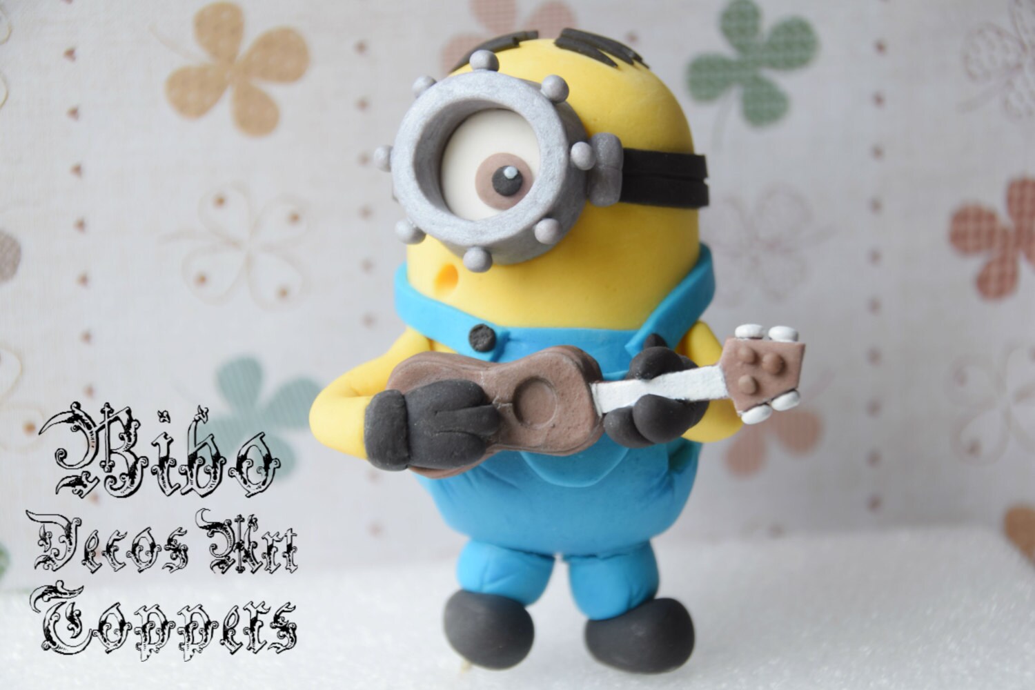 Edible 3D Minion Fondant Cake Topper Birthday Cake Topper Etsy Australia