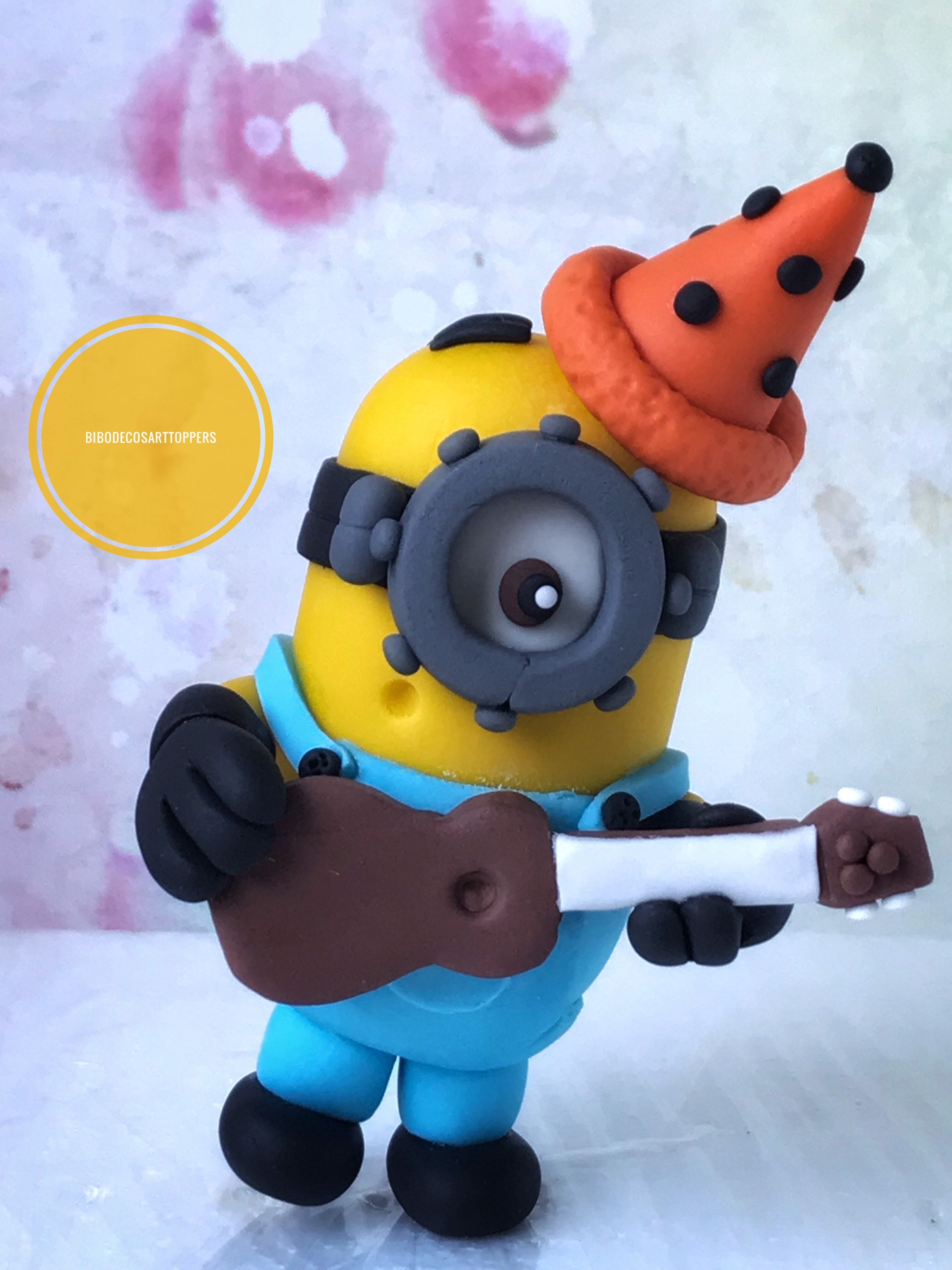 Edible 3D Minion Fondant Cake Topper Birthday Cake Topper Etsy Australia