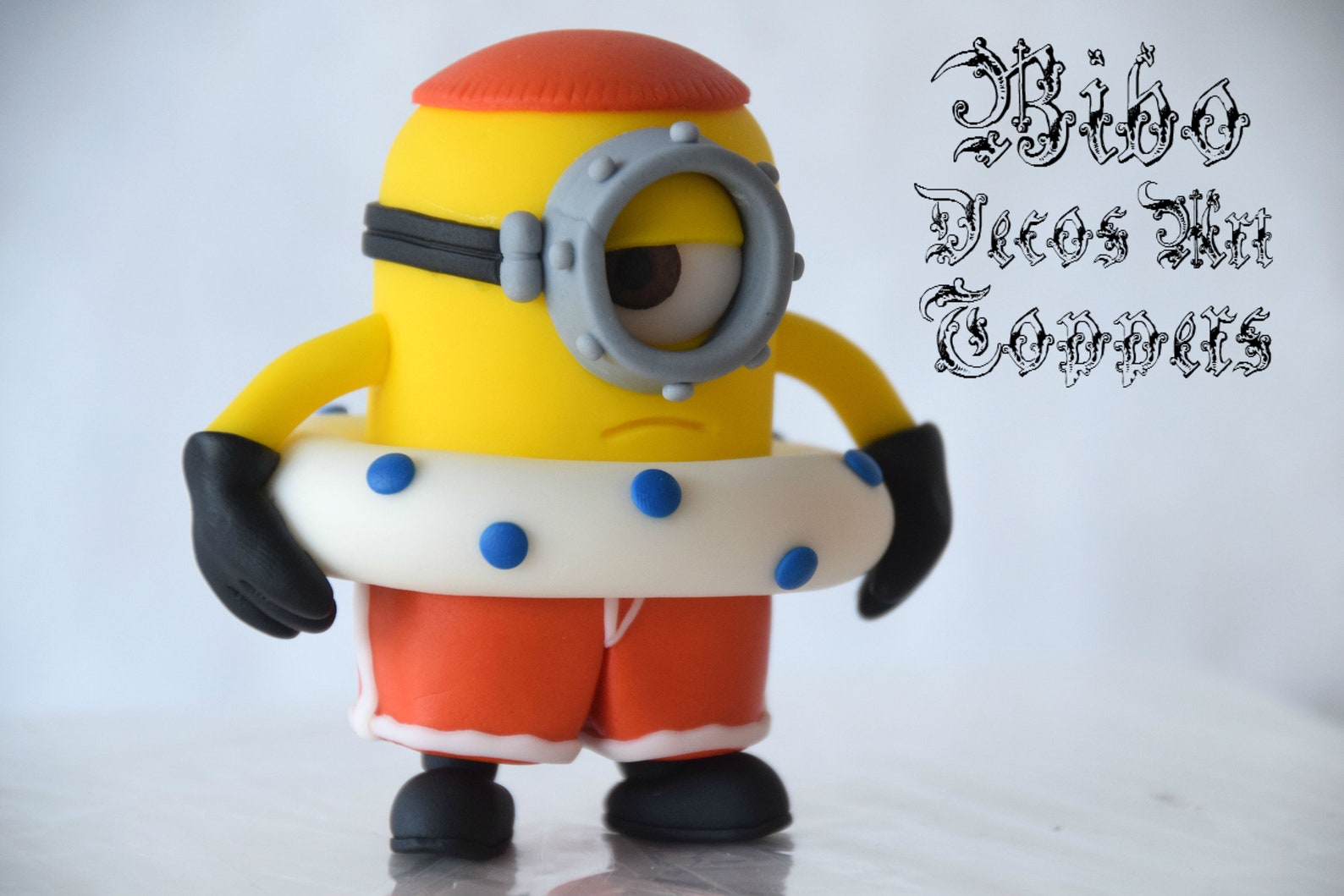 Edible 3D Minion Fondant Cake Topper Birthday Cake Topper Etsy Australia