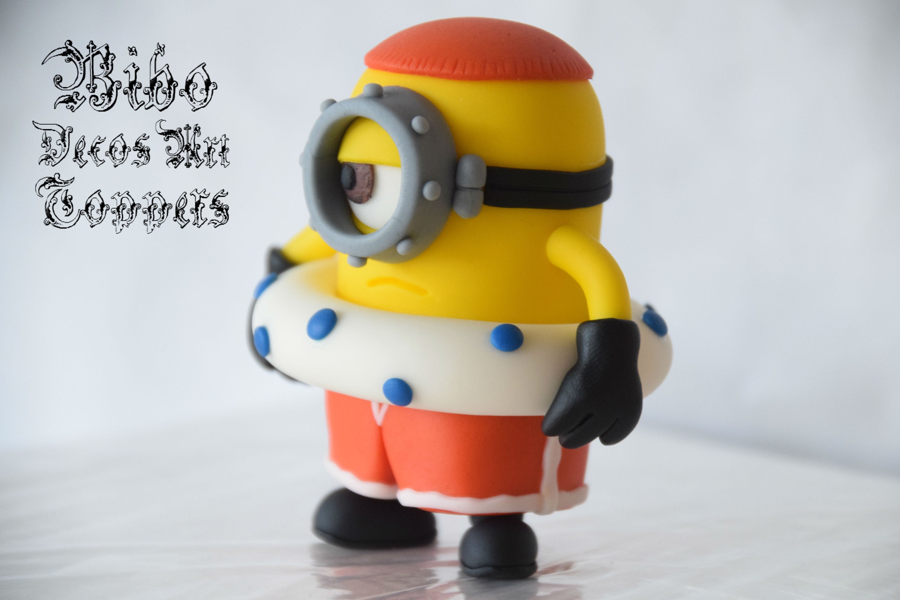 Edible 3D Minion Fondant Cake Topper Birthday Cake Topper Etsy Australia