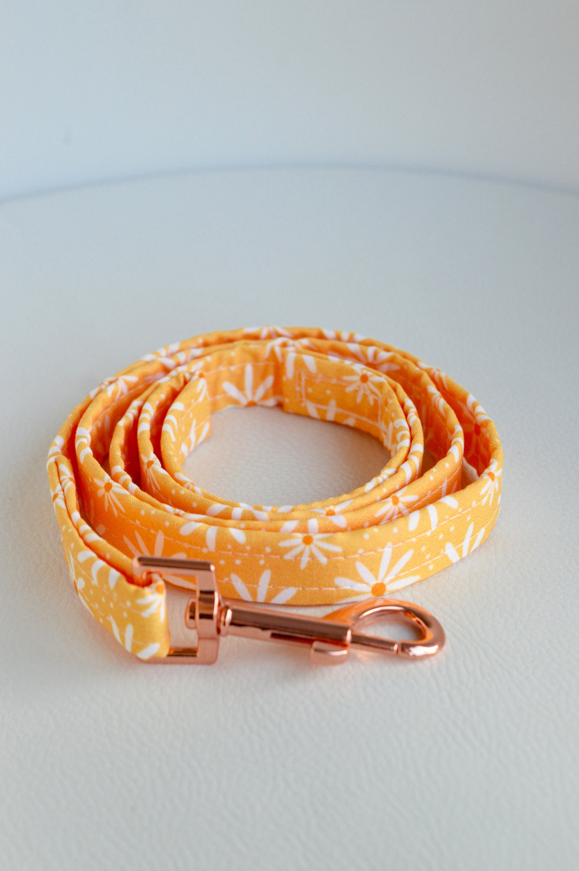 FULL MATCHING SET Yellow Daisy Dog Collar With Matching Lead Etsy