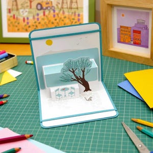 Carte pop-up Cyclades