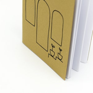 Sketchbooks: 10% off Set of any two Greece die-cut architectural notebooks image 5