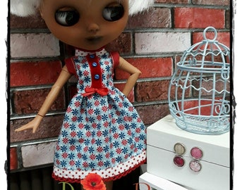 Party Summer Dress (red ribbon)