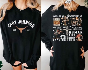 Vintage Cody Johnson PNG, The Leather Tour 2024 Png, Cody Johnson New Album Merch, The Leather Tour Merch, Country Music Png