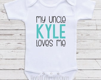 my uncle loves me onesie