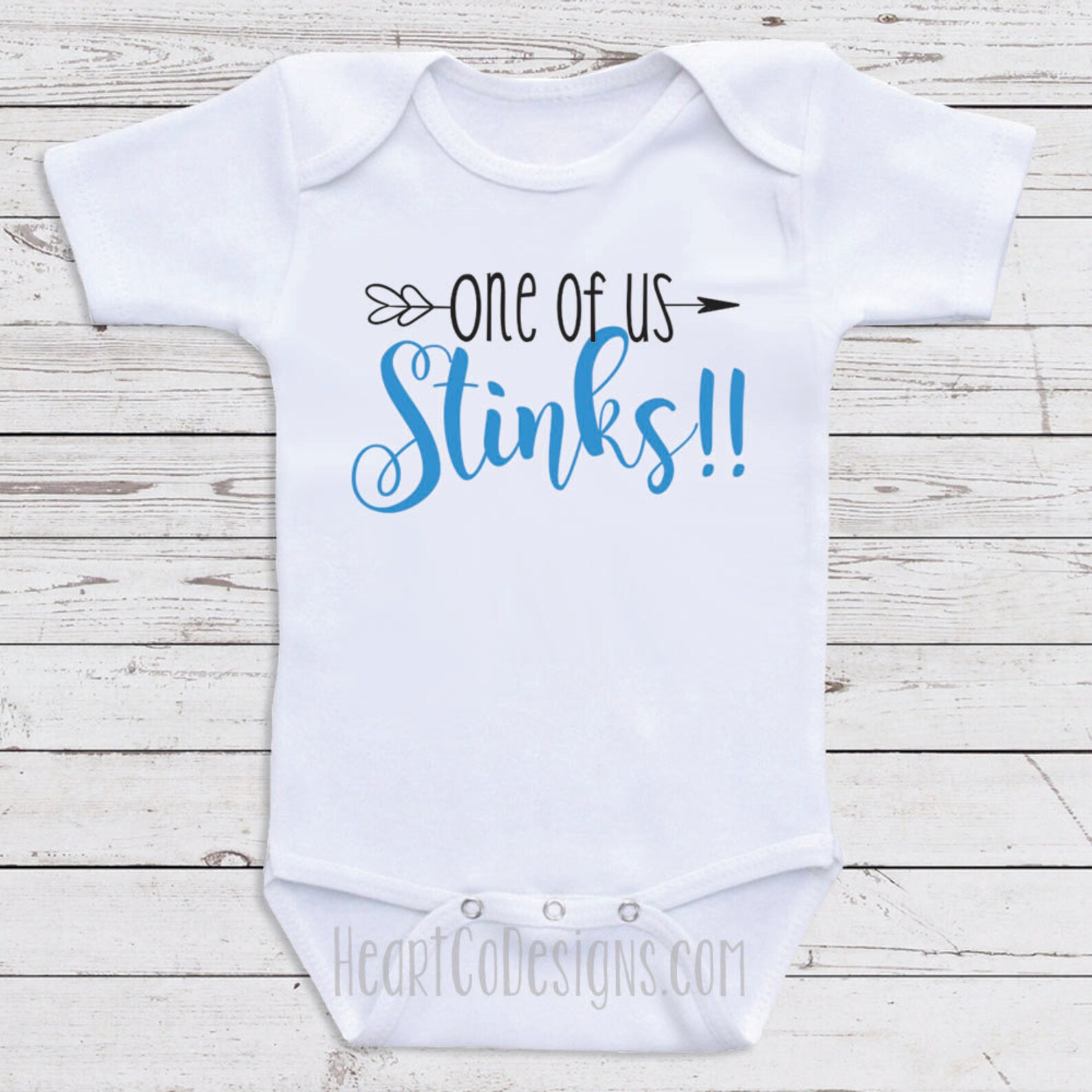 Baby Clothes one of Us Stinks Funny Unisex Baby Etsy