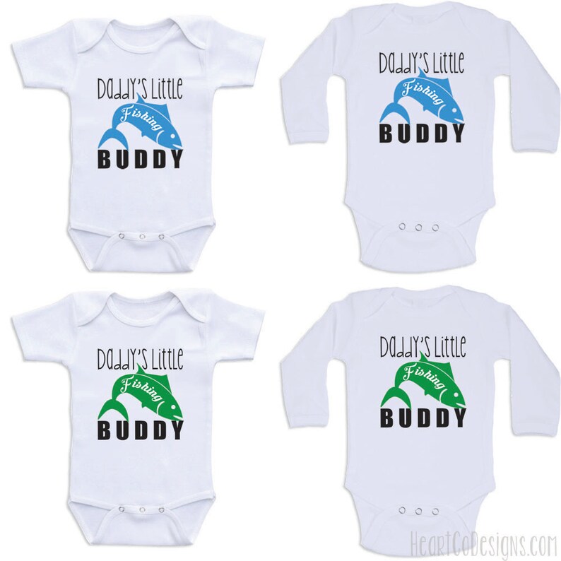 Baby Boy Clothes daddy's Little Fishing Buddy Etsy