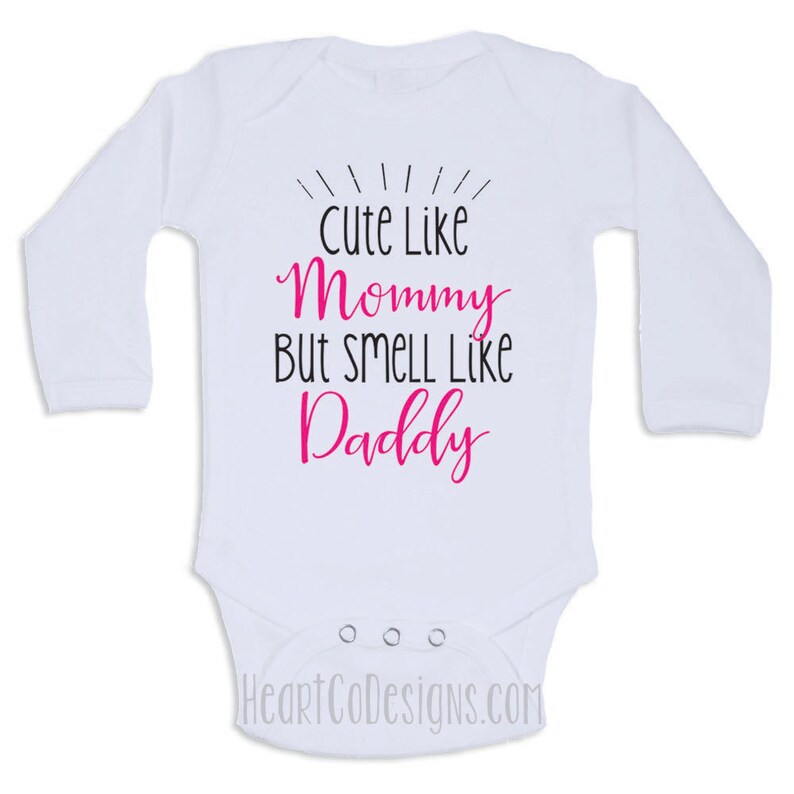 Funny Baby Clothes for Girls i'm Cute Like Mommy Etsy